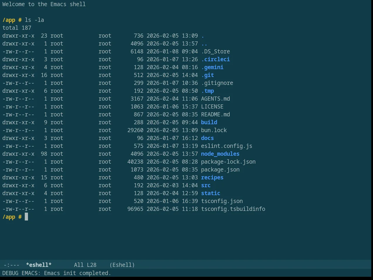 Solarized Selenized Dark in eshell