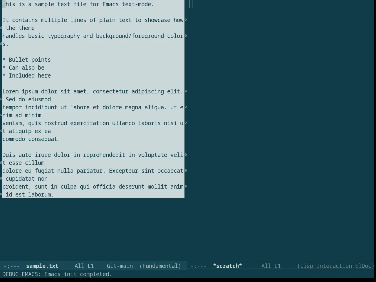 Solarized Selenized Dark in fundamental-mode