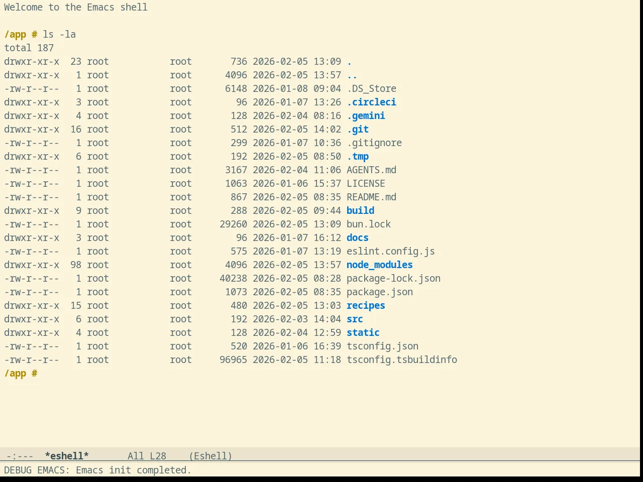 Solarized Selenized Light in eshell