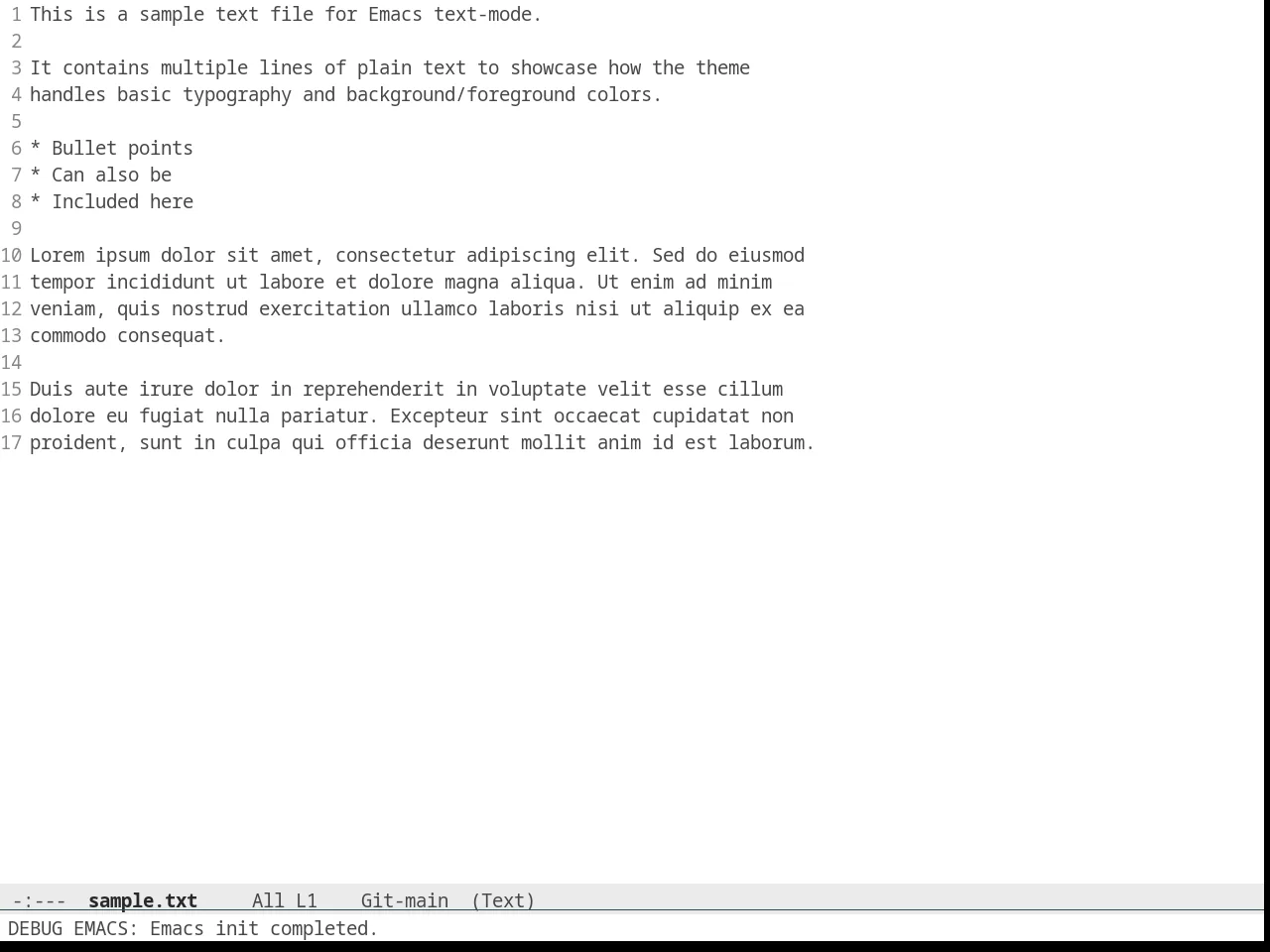 Solarized Selenized White in text-mode