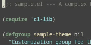 Preview of Solarized Zenburn theme