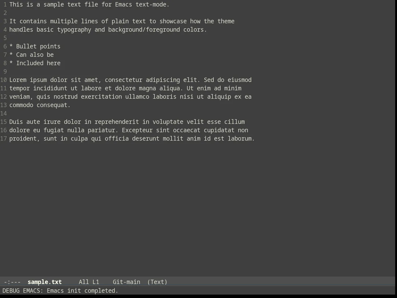 Solarized Zenburn in text-mode