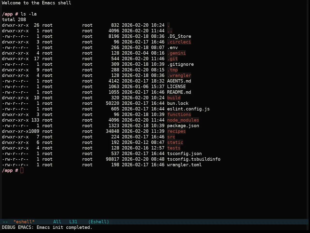 Soothe Darker Theme in eshell