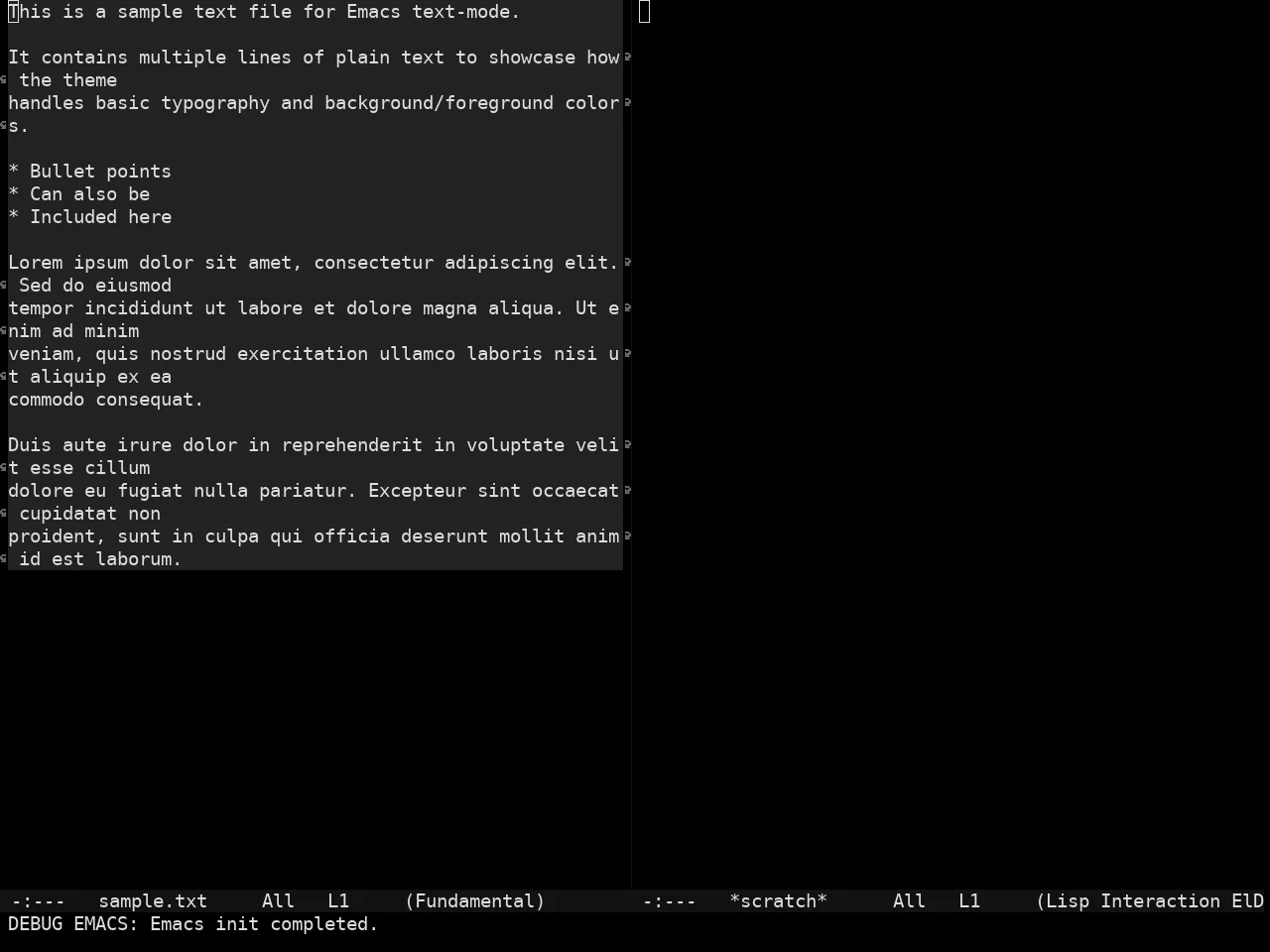 Sorcery Theme in fundamental-mode