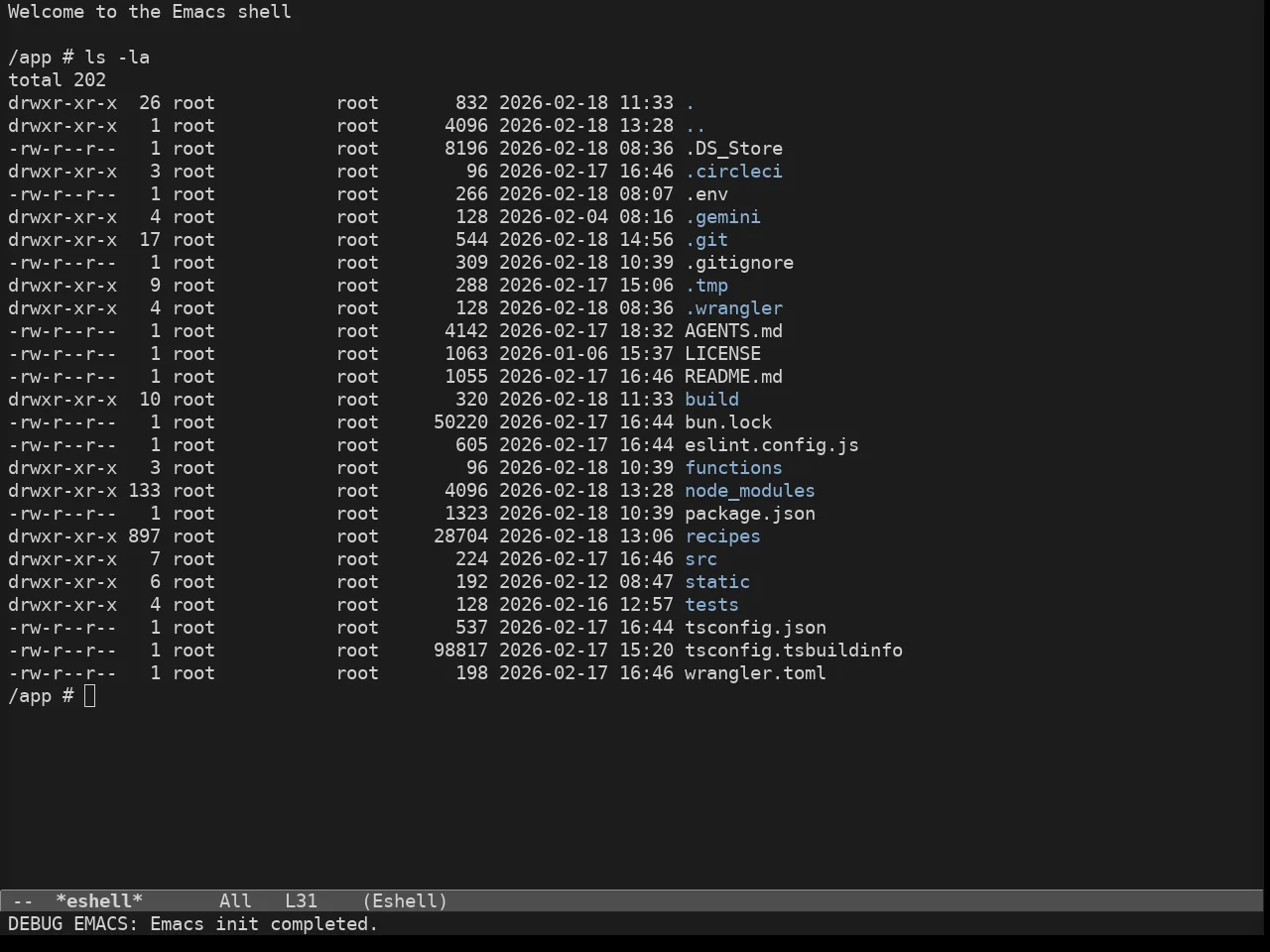 Soria Theme in eshell