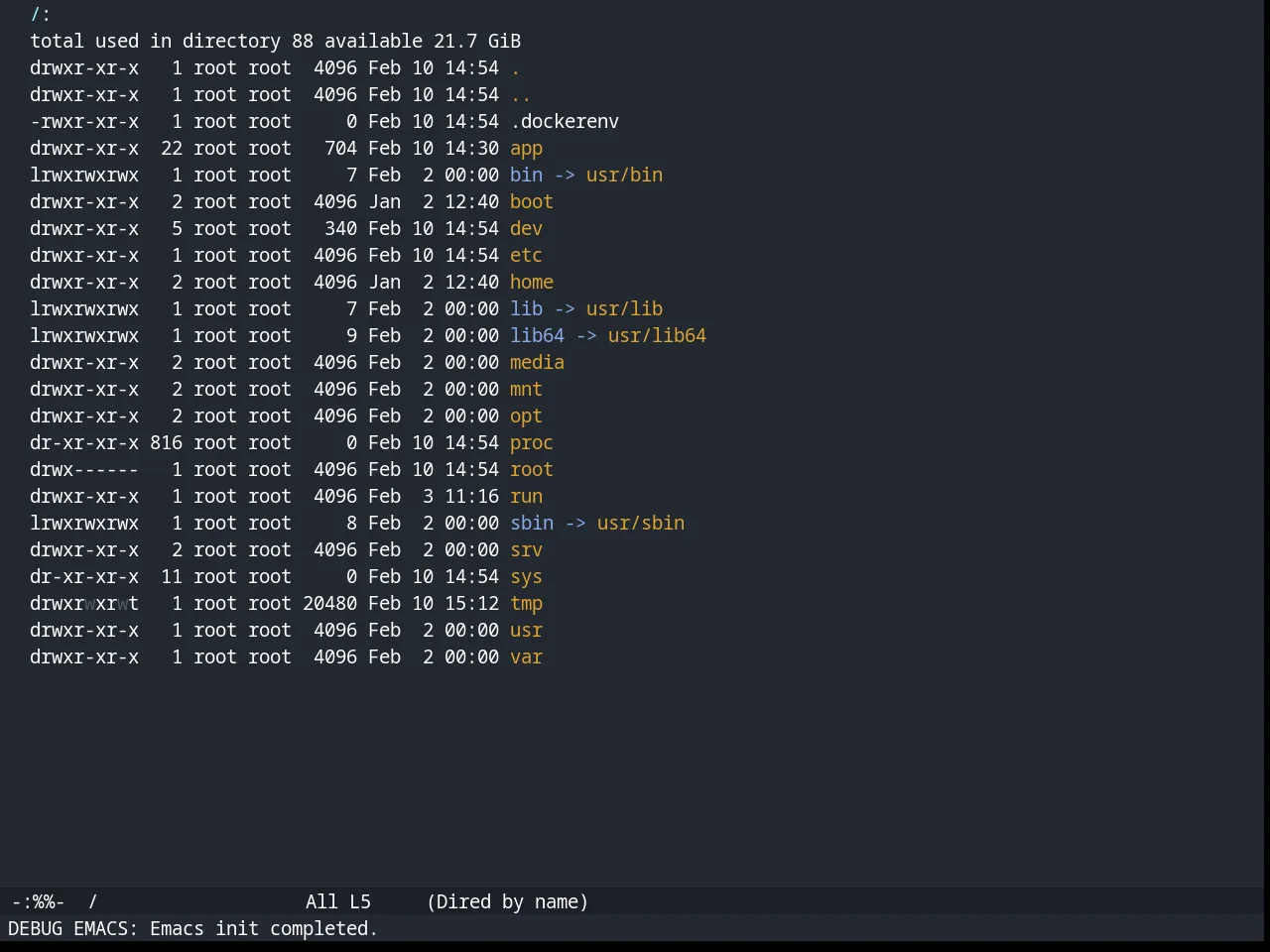 Spacegray Theme in dired
