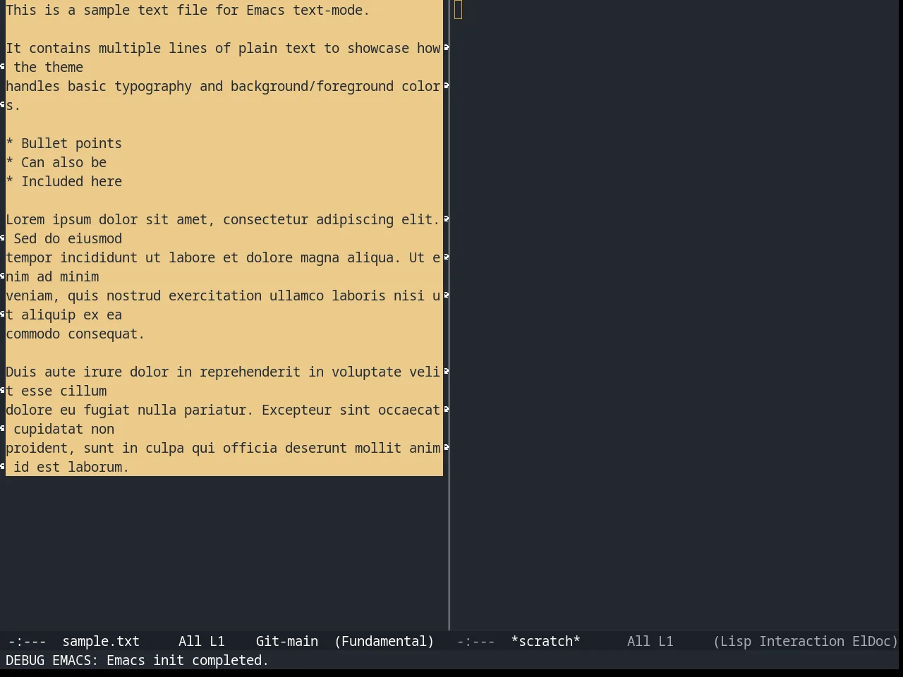 Spacegray Theme in fundamental-mode