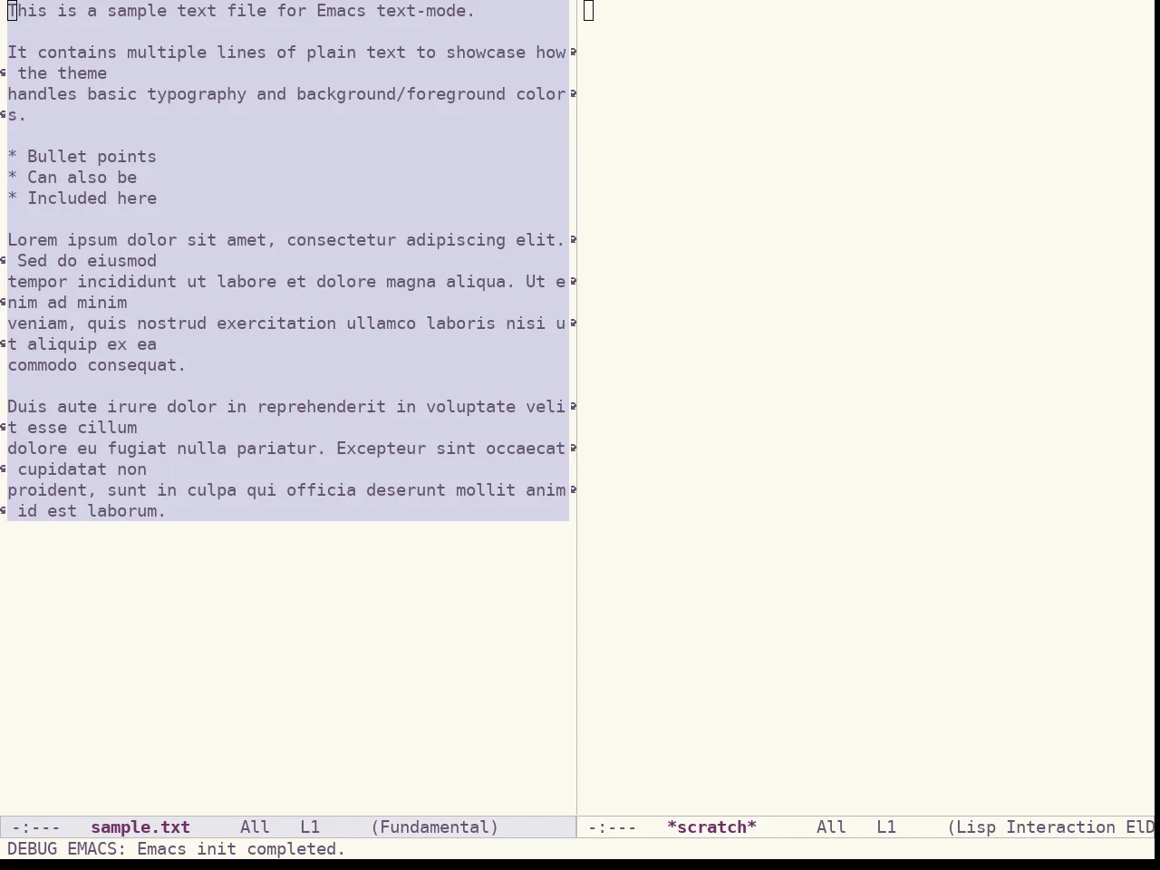 Spacemacs Light in fundamental-mode