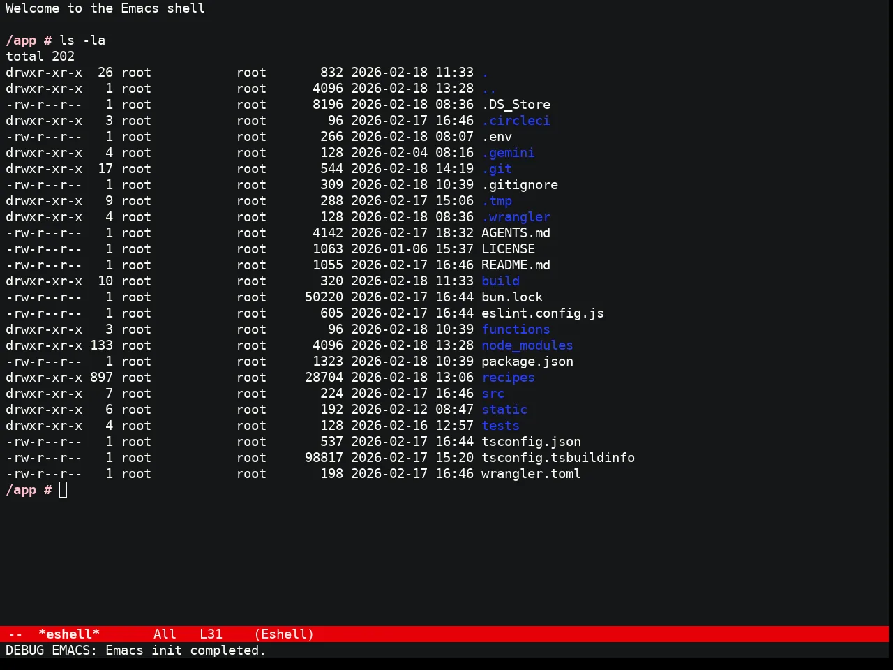 Spider Man Theme in eshell