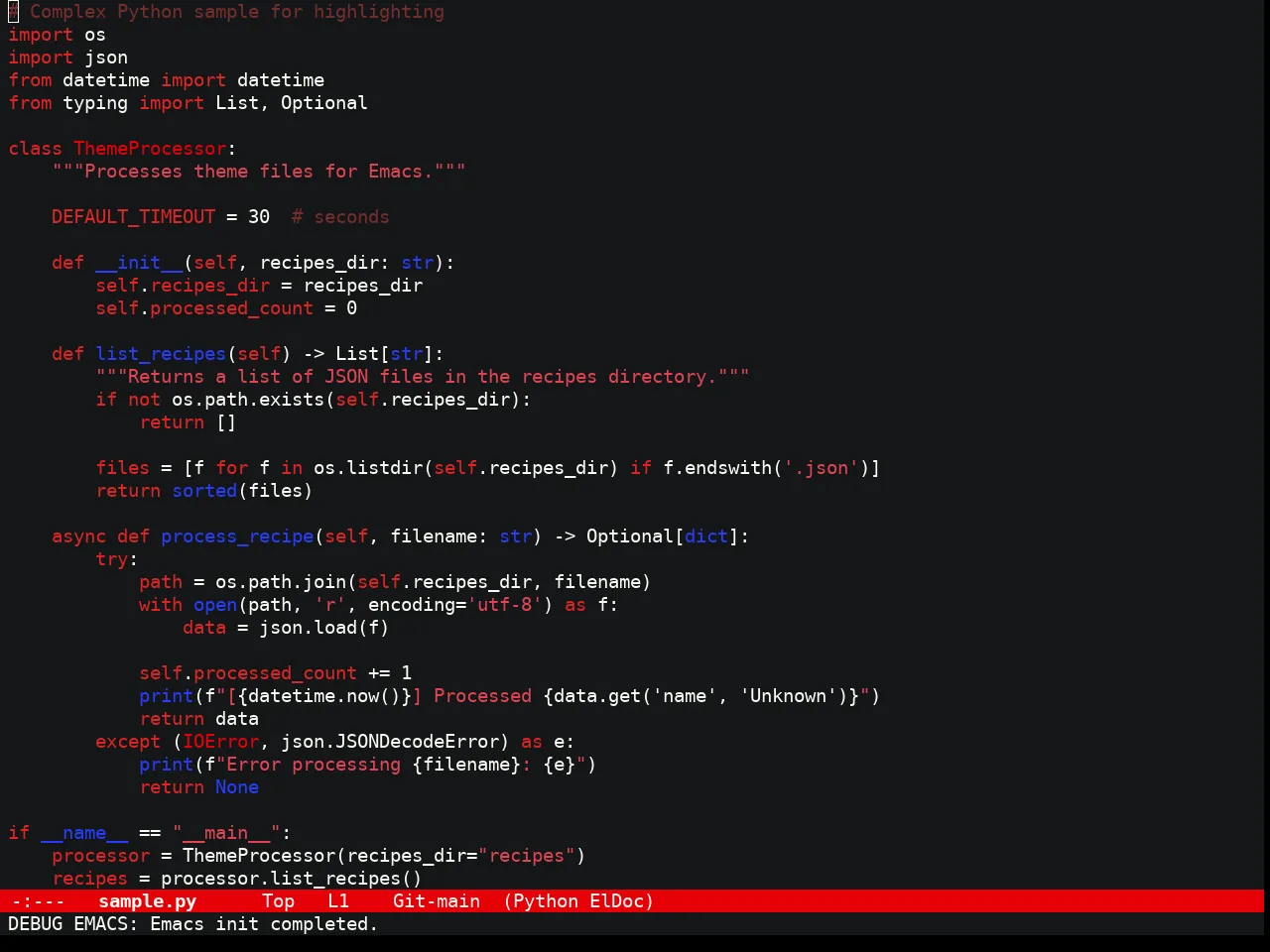 Spider Man Theme in python-mode