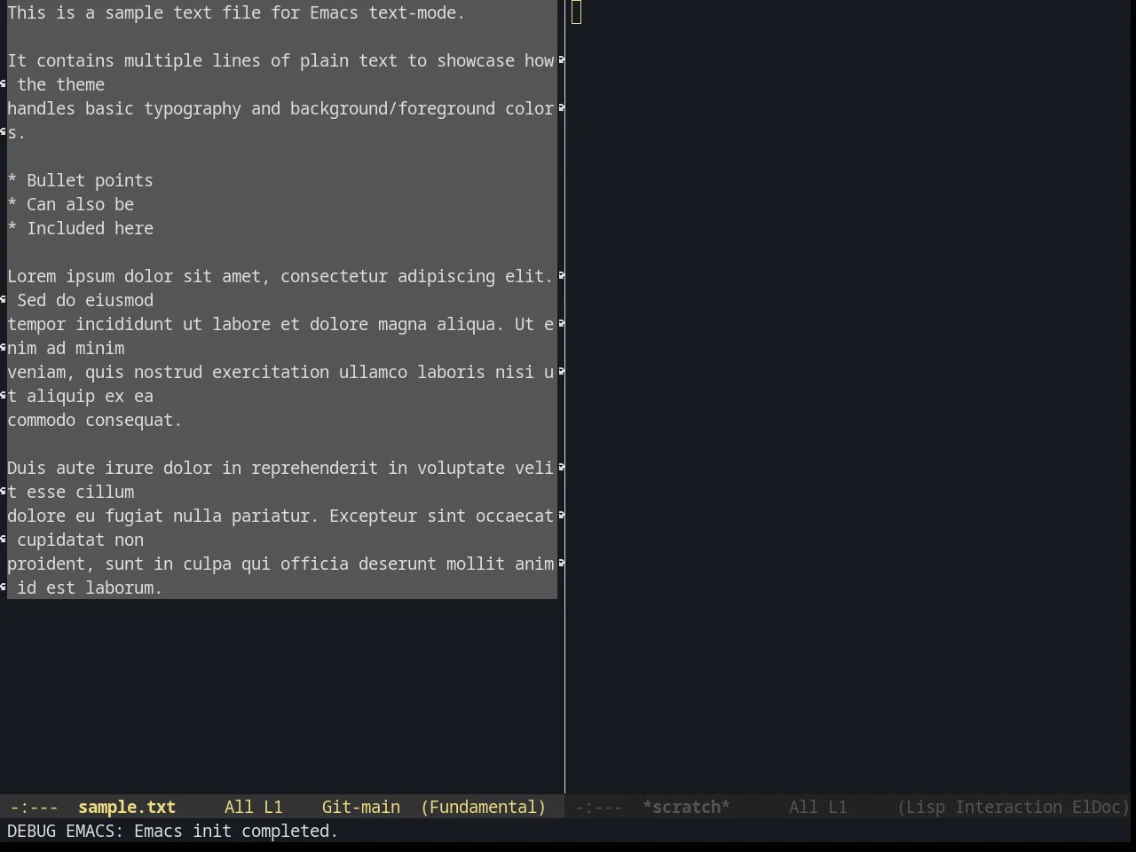 Spolsky Theme in fundamental-mode