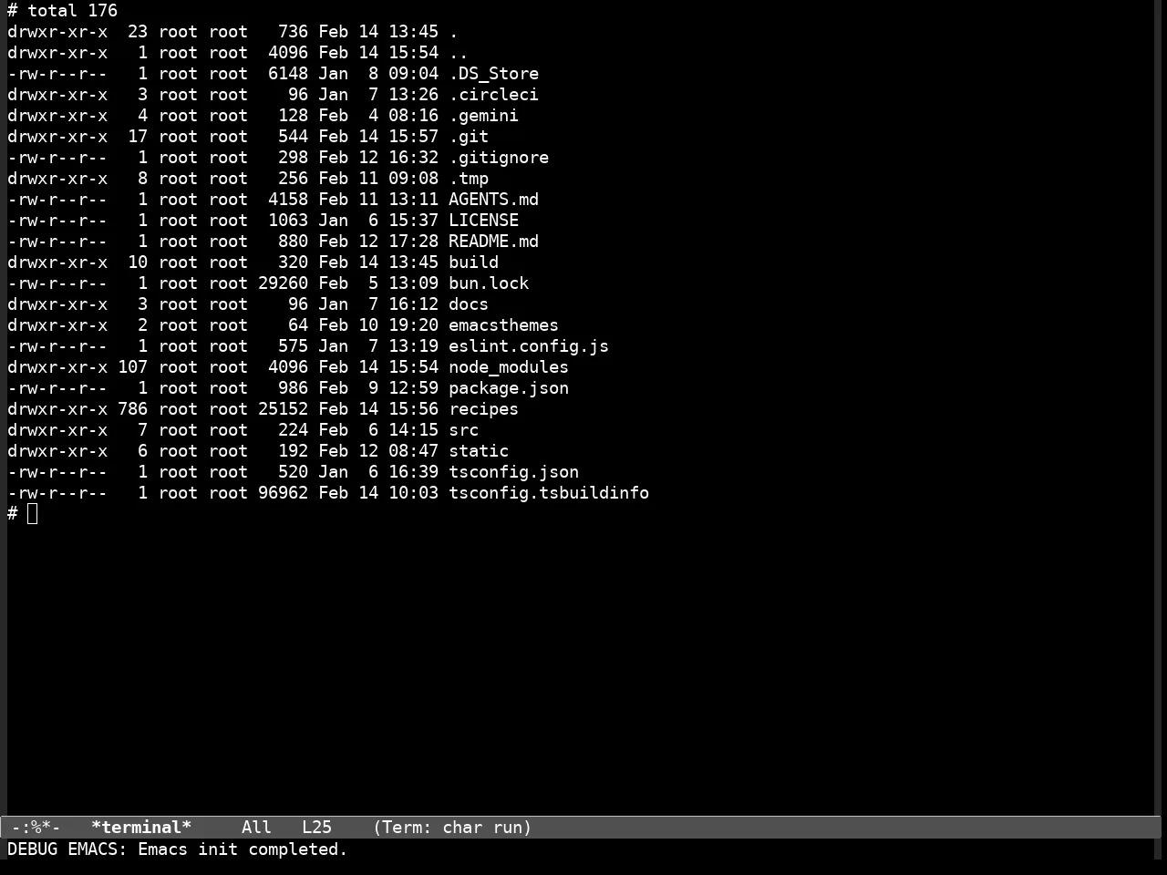 Standard Dark Theme in term