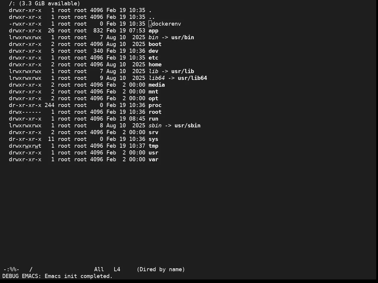 Stimmung Themes Dark Theme in dired