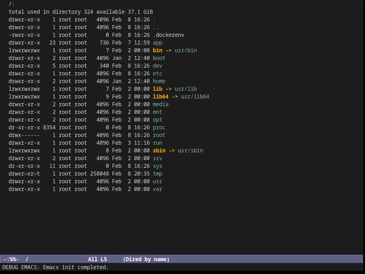 Subatomic256 Theme in dired