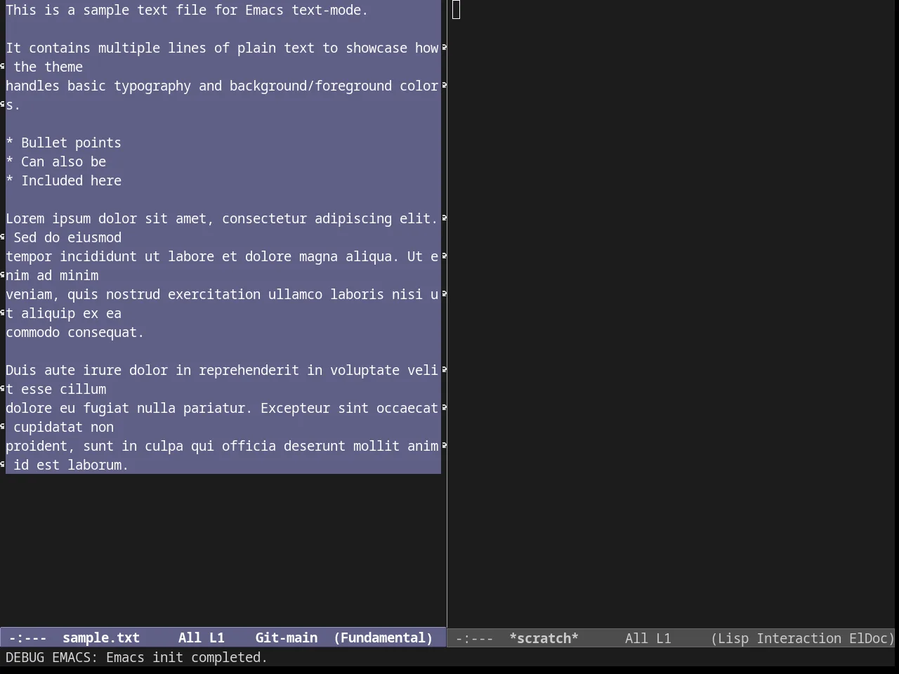Subatomic256 Theme in fundamental-mode
