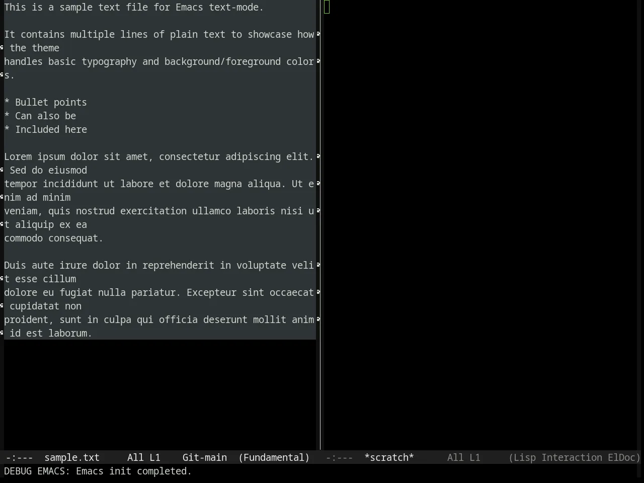 Subdued Theme in fundamental-mode