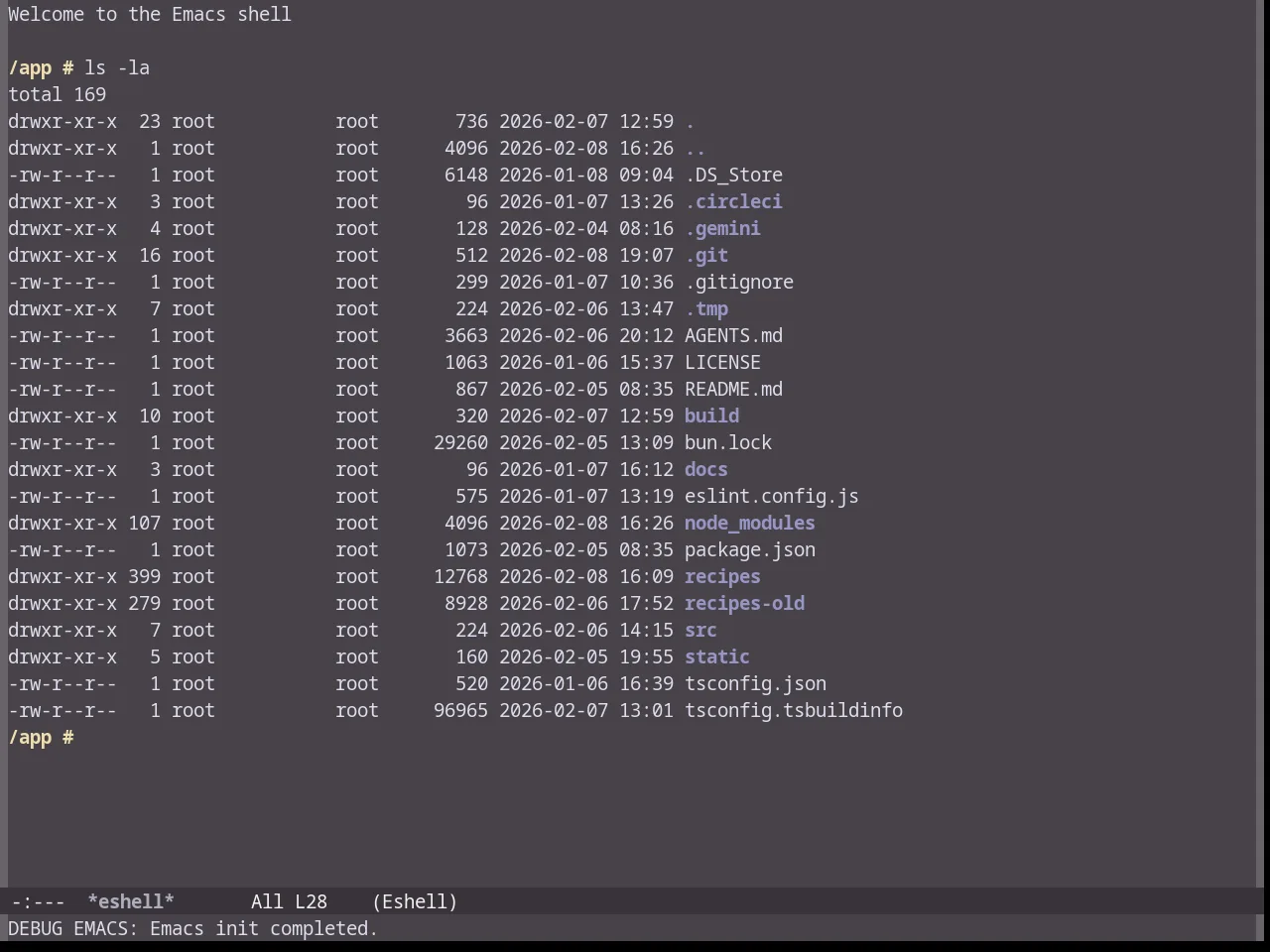 Sunburn Theme in eshell