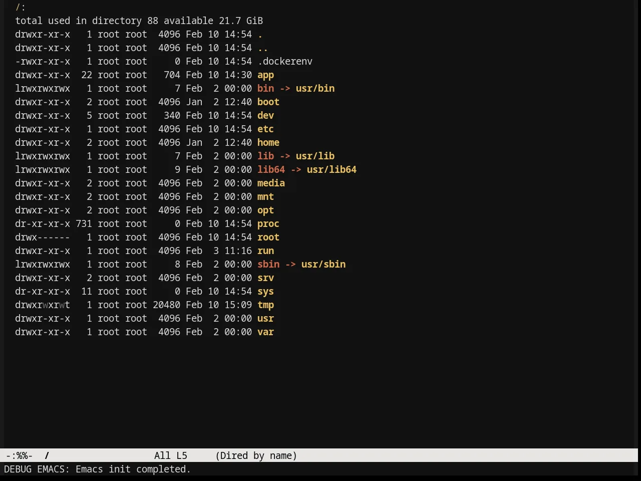 Sunburst Theme in dired
