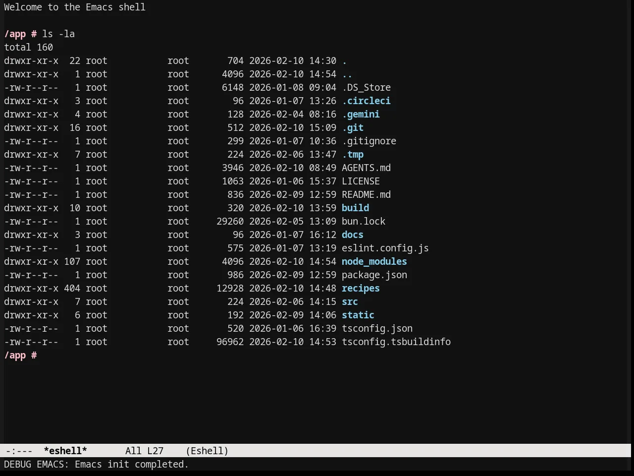 Sunburst Theme in eshell