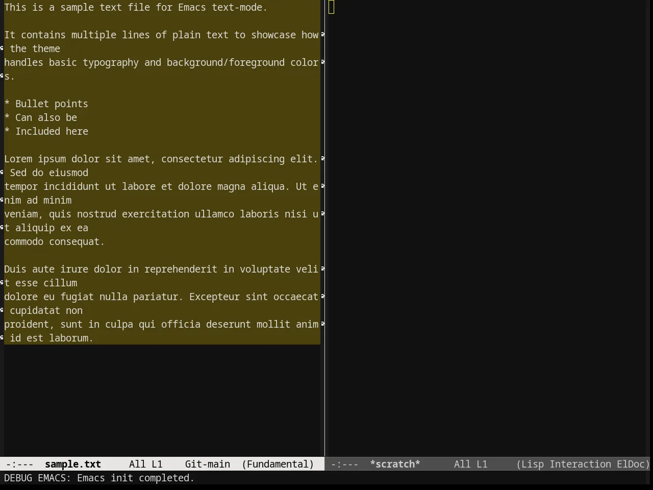 Sunburst Theme in fundamental-mode