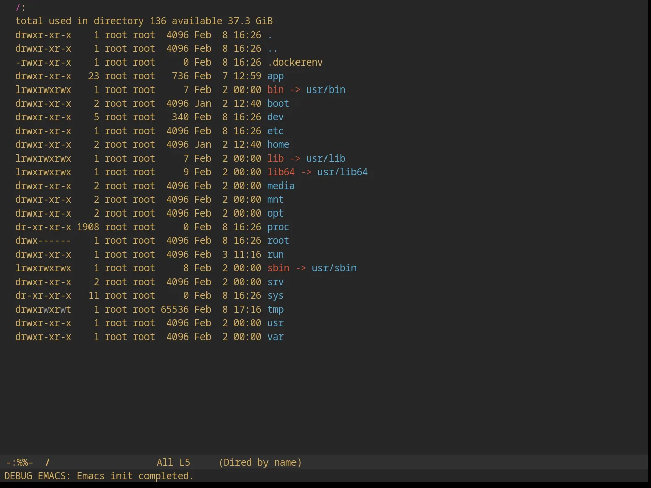 Suscolors Theme in dired