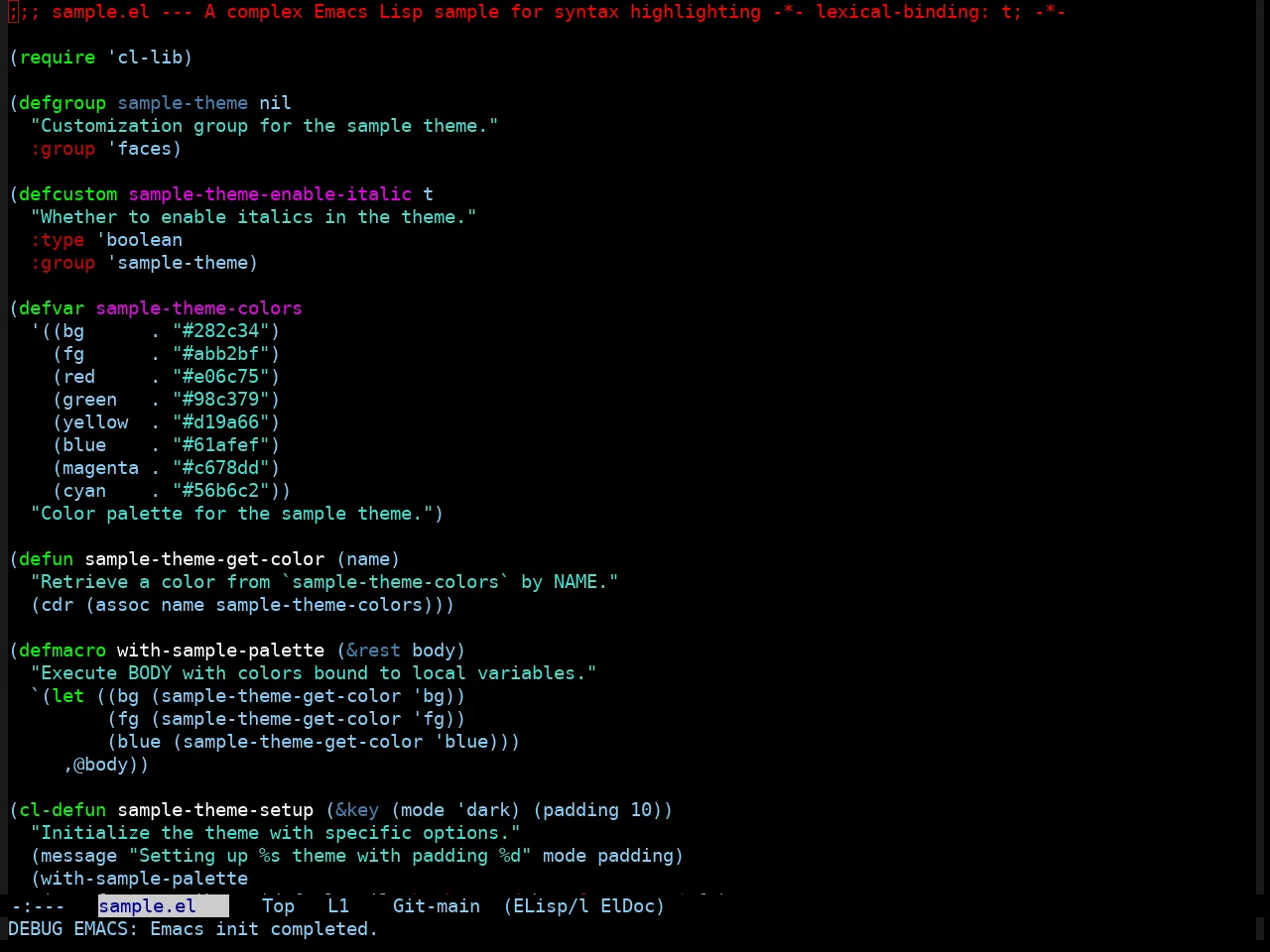 Taming Mr. Arneson Theme in emacs-lisp-mode