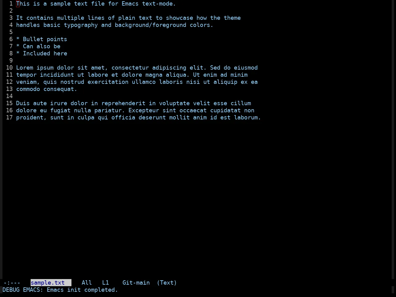 Taming Mr. Arneson Theme in text-mode
