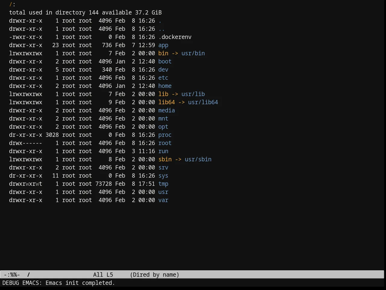 Tango 2 Theme in dired