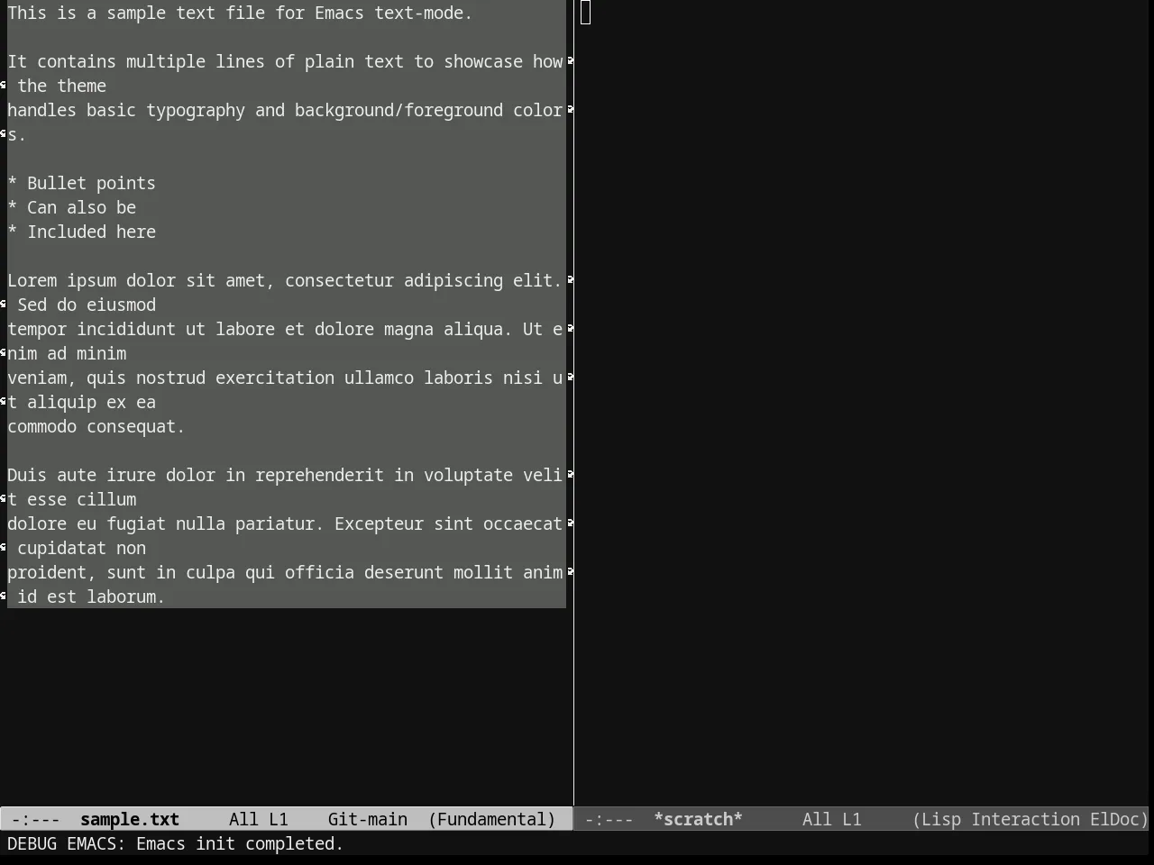 Tango 2 Theme in fundamental-mode