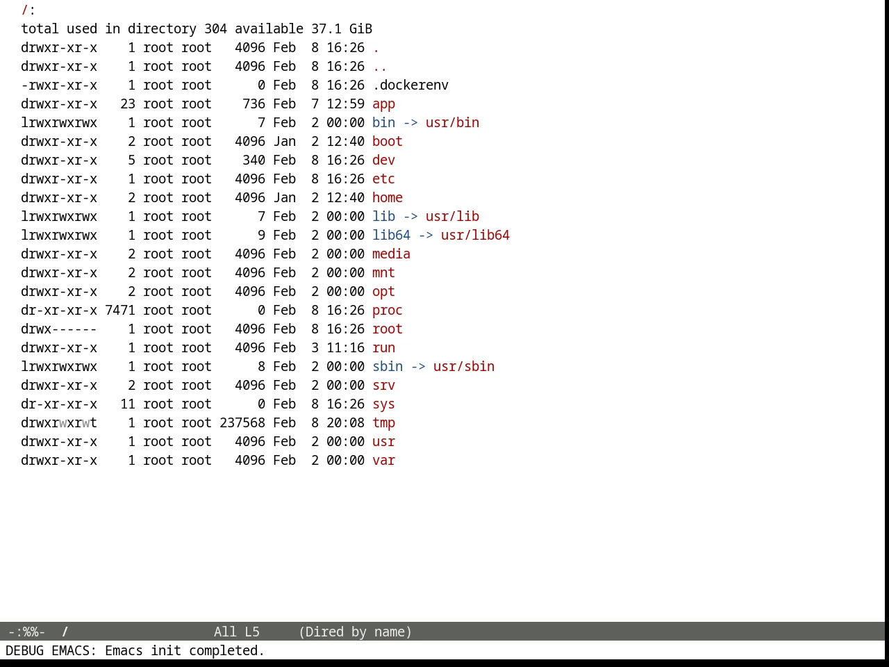 Tango Plus Theme in dired