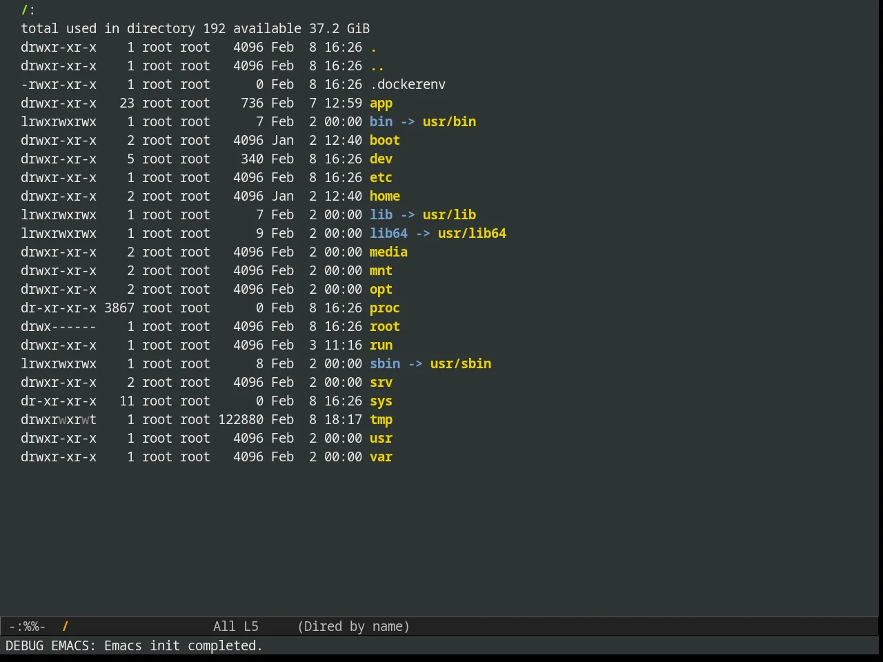 Tangotango Theme in dired