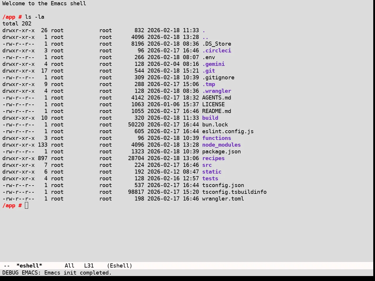 Tardis Theme in eshell