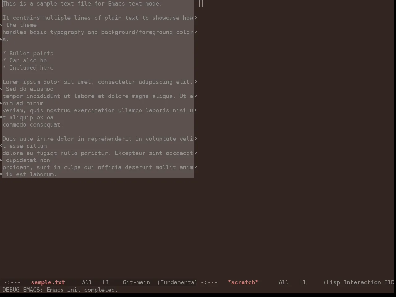 Ewal Tempus Autumn Theme in fundamental-mode