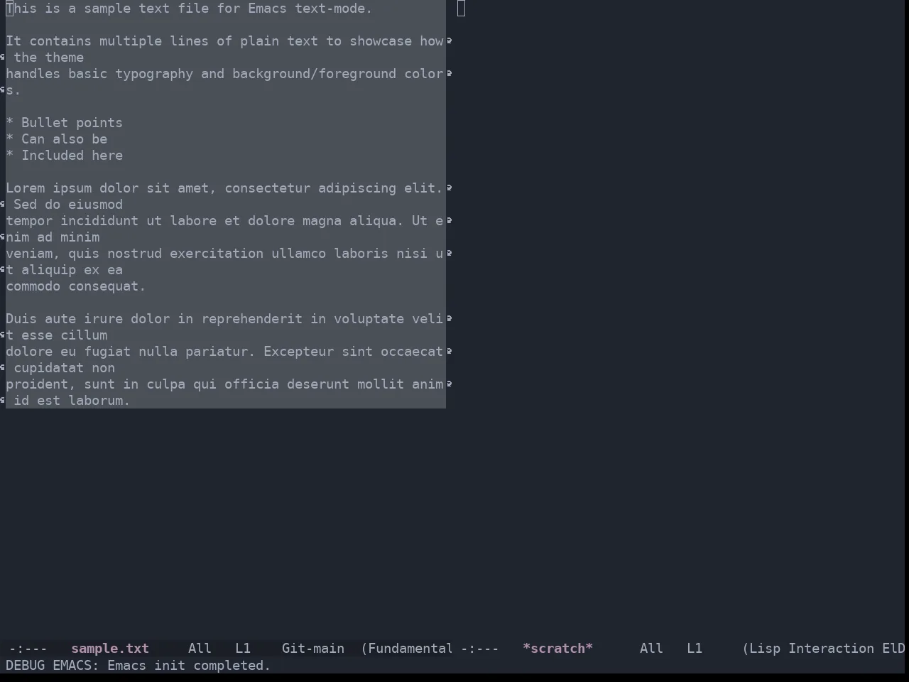 Ewal Tempus Dusk Theme in fundamental-mode