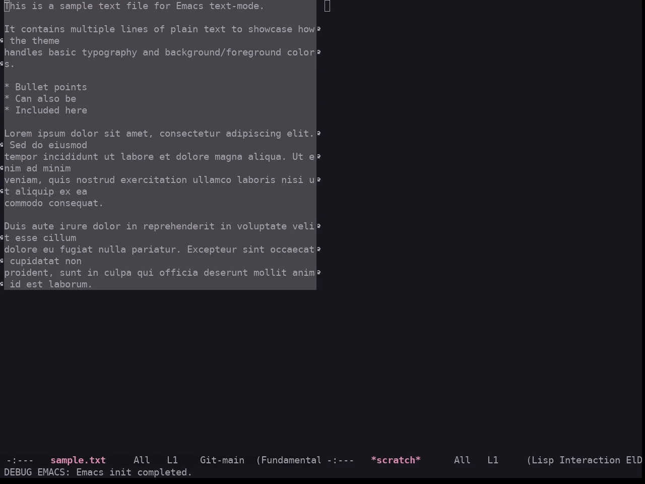 Ewal Tempus Future Theme in fundamental-mode