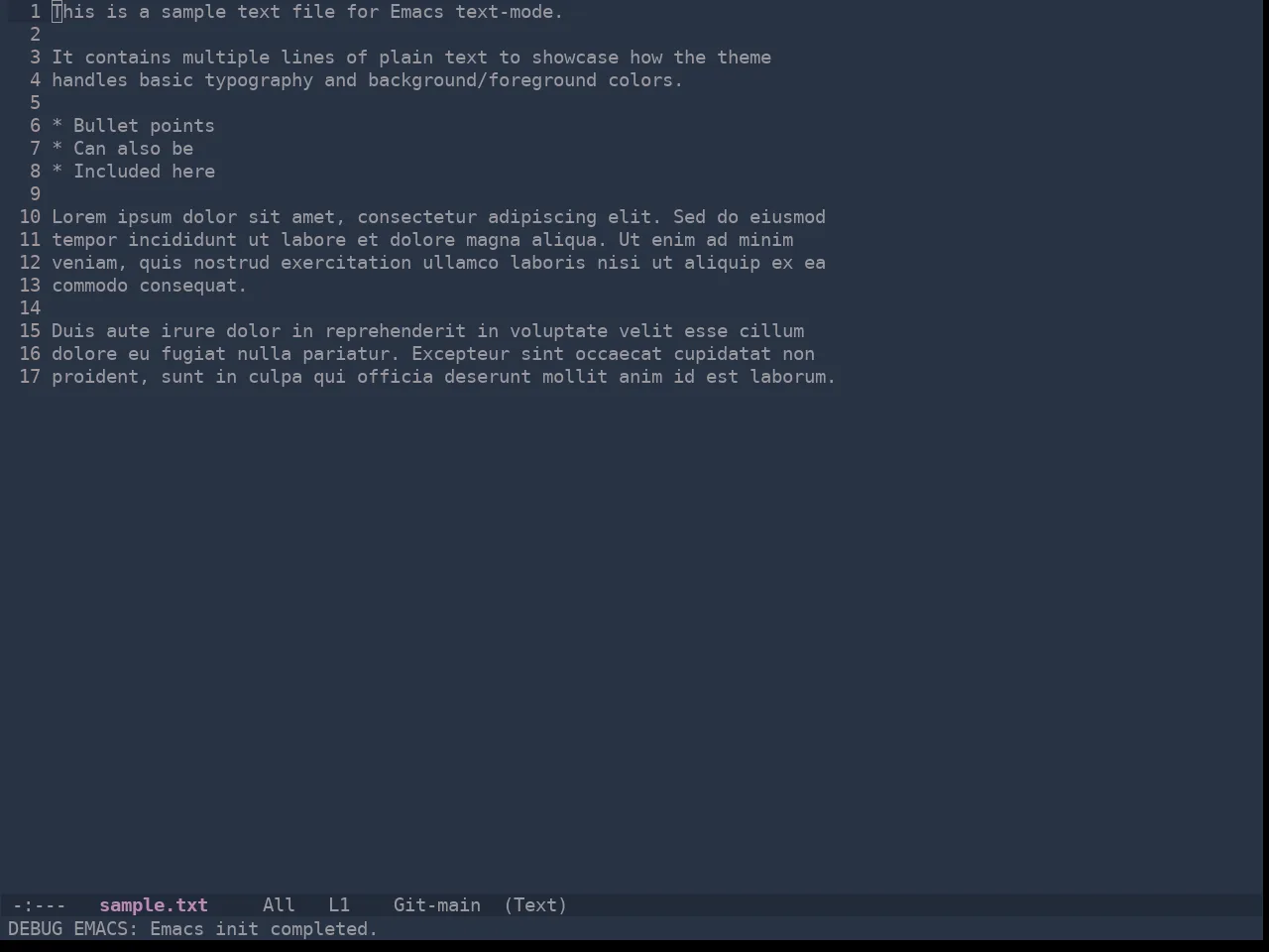 Ewal Tempus Summer Theme in text-mode