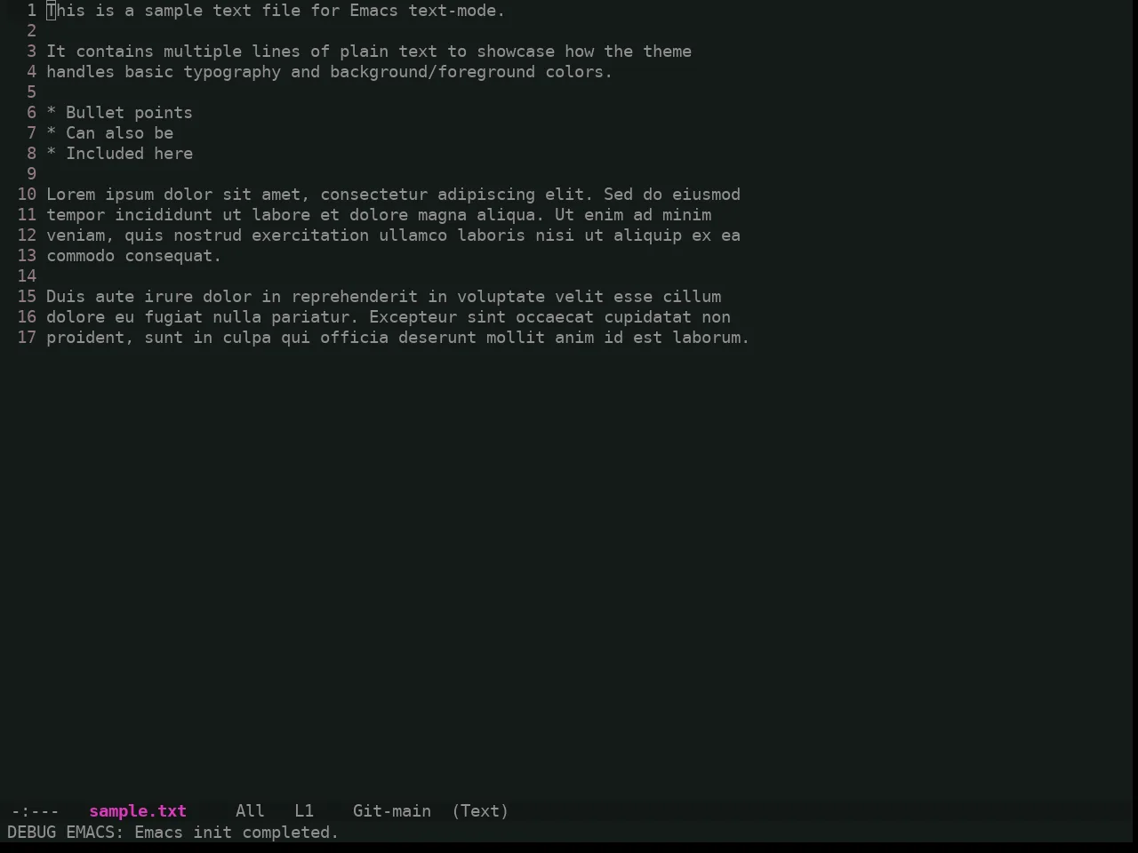 Ewal Tempus Warp Theme in text-mode