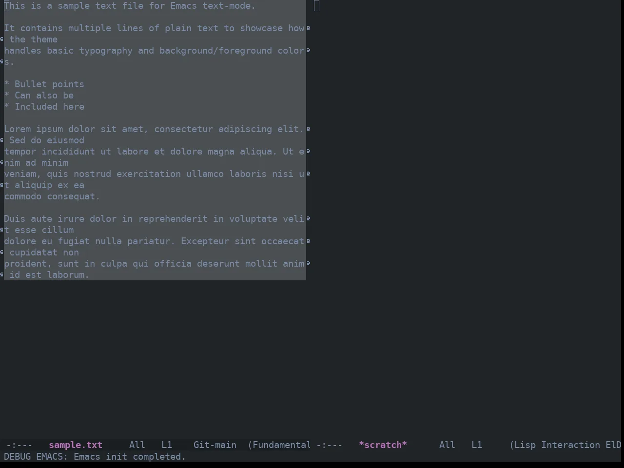 Ewal Tempus Winter Theme in fundamental-mode