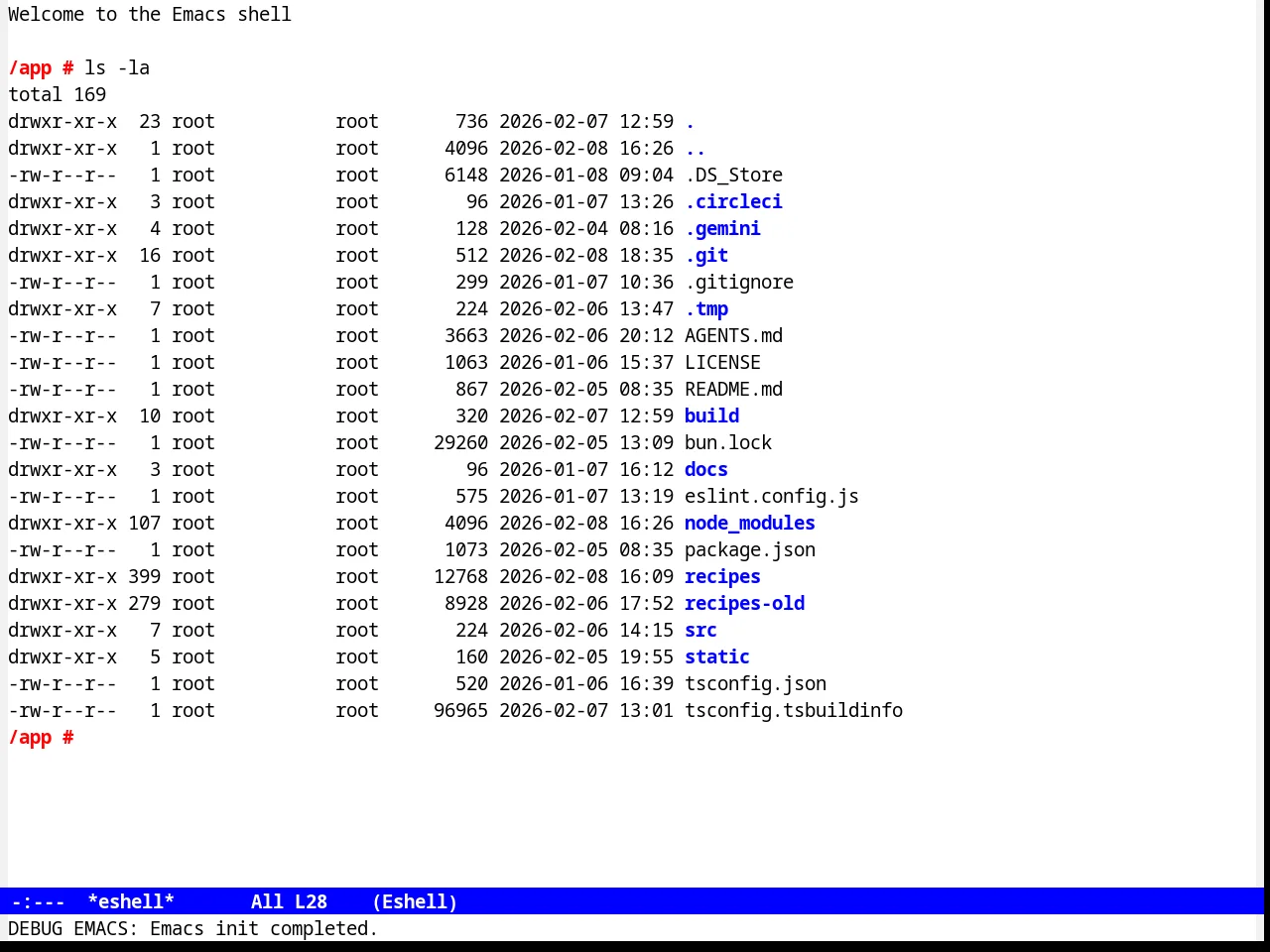 Termbright theme in eshell