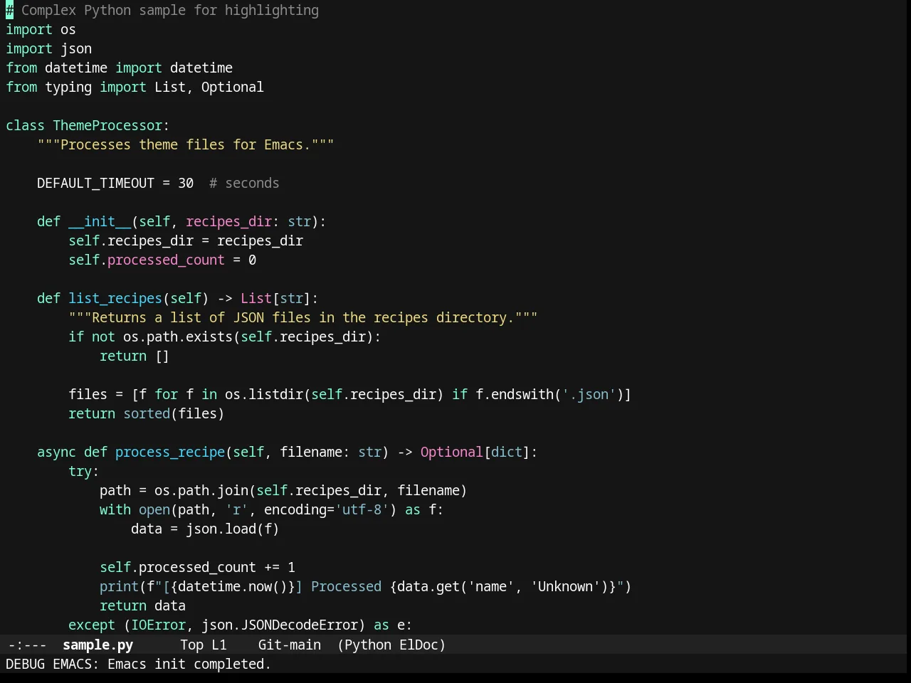 Timu-Caribbean in python-mode