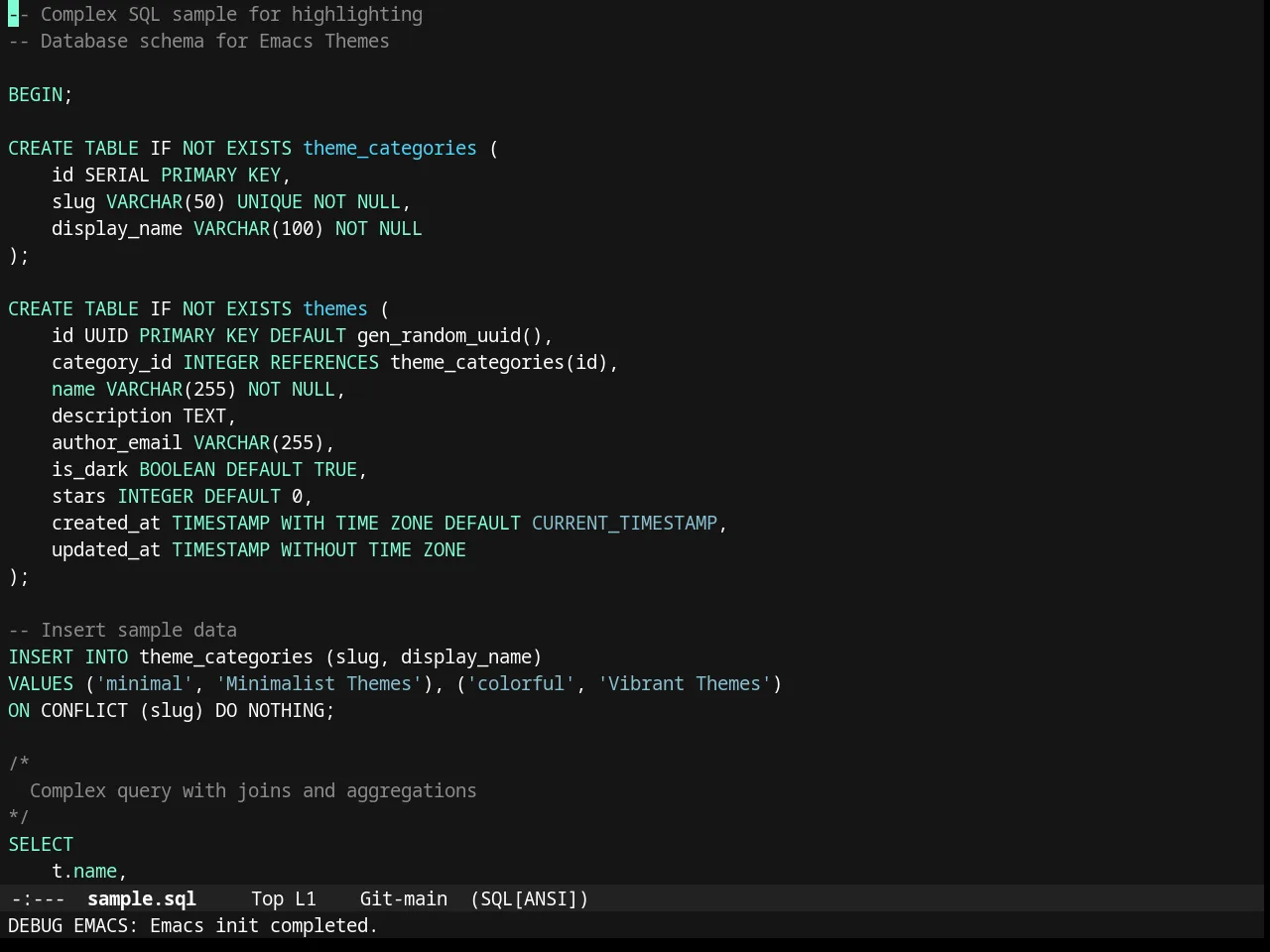 Timu-Caribbean in sql-mode