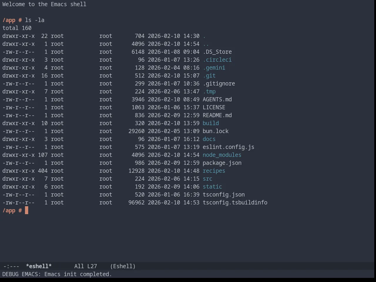 Timu-Spacegrey Dark in eshell