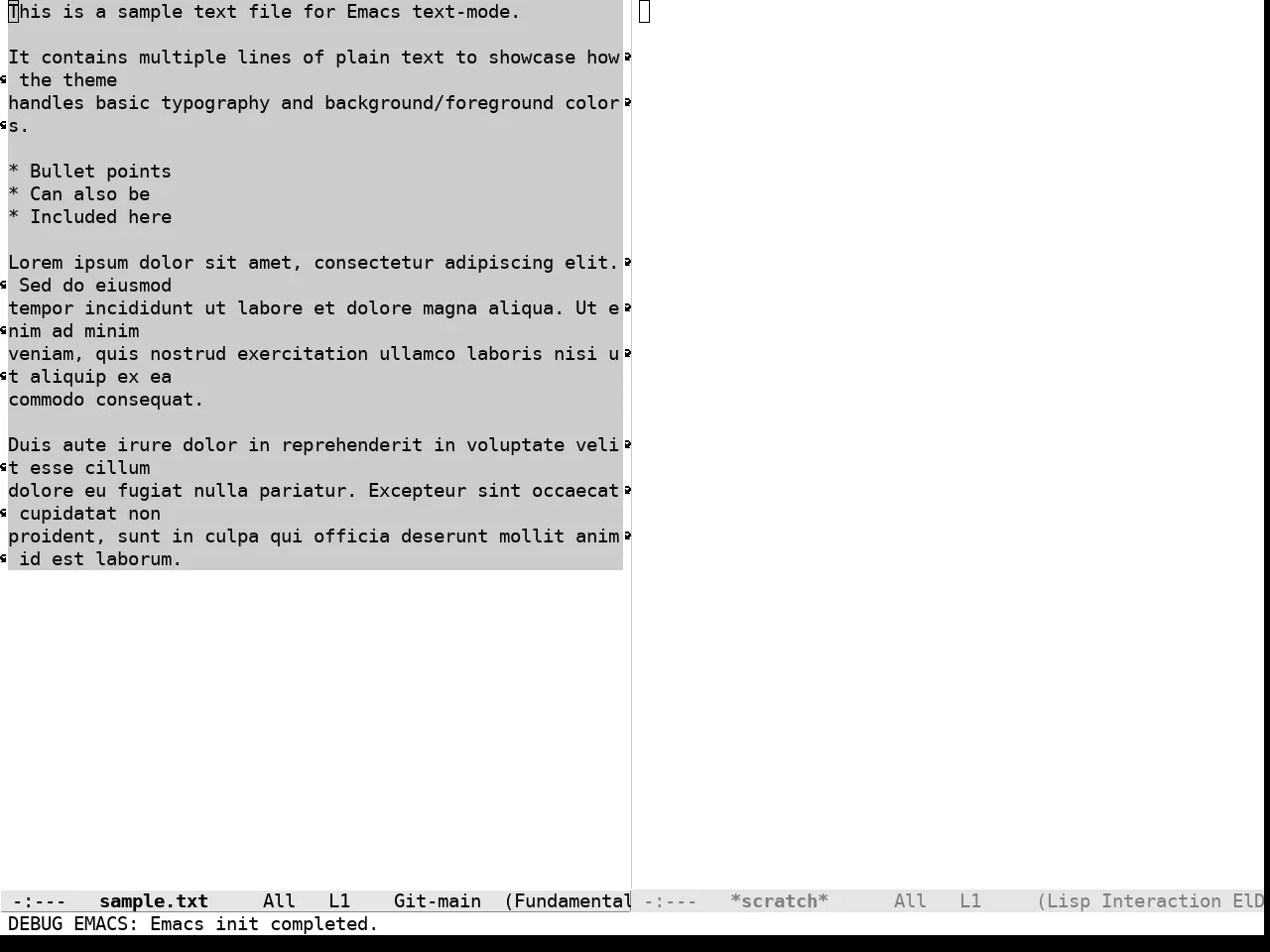 Tok Theme Light in fundamental-mode