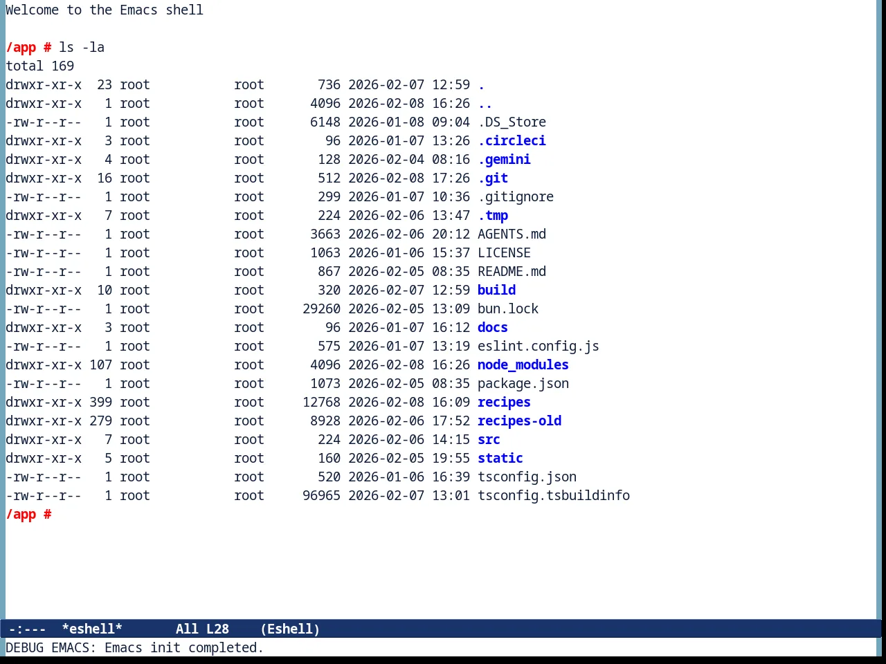 Tommyh Theme in eshell
