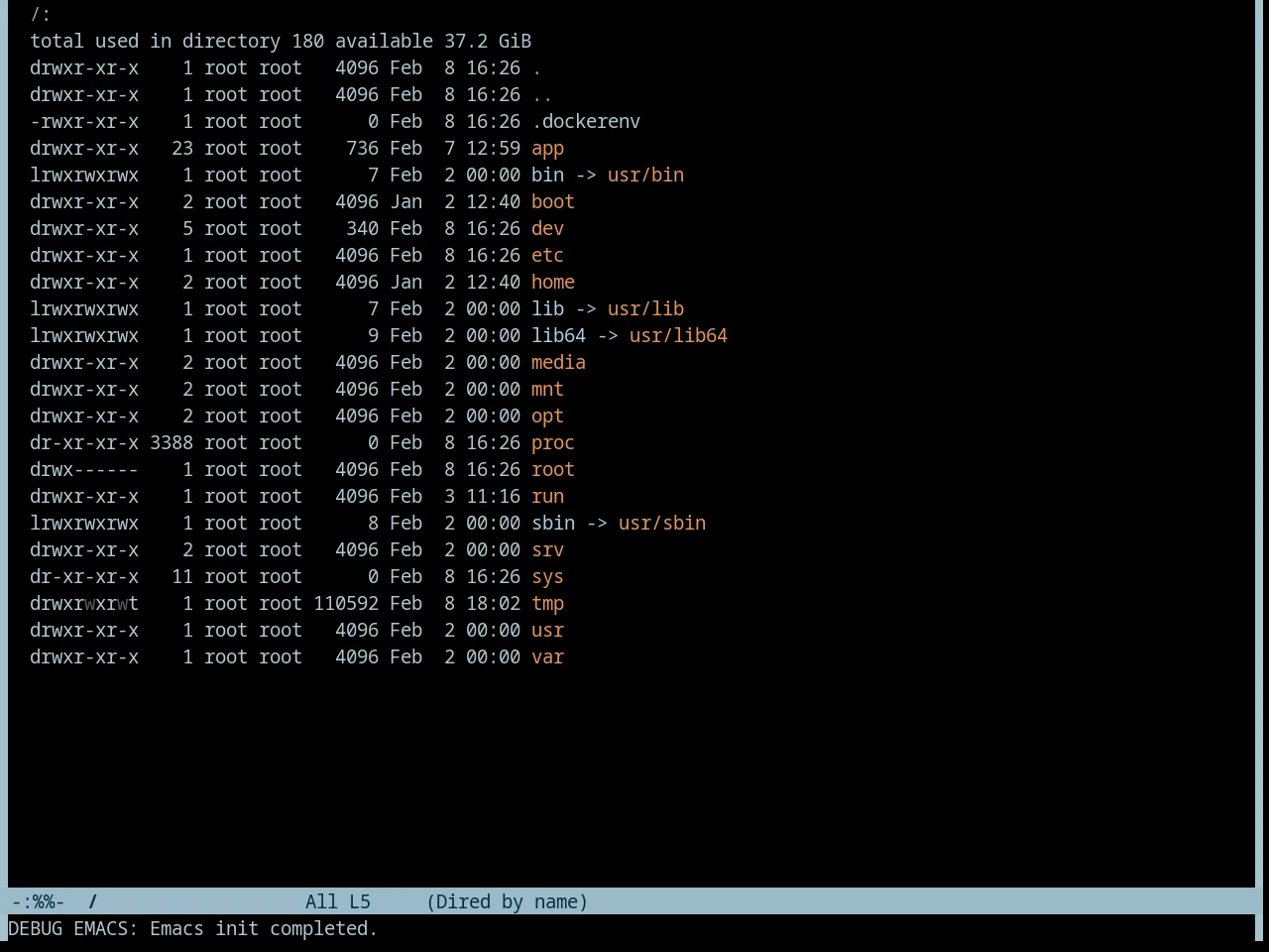Tron Theme in dired