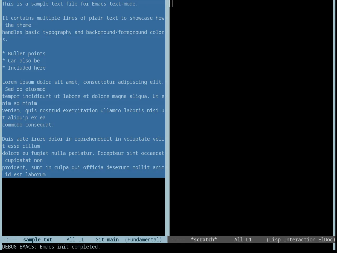 Tron Theme in fundamental-mode