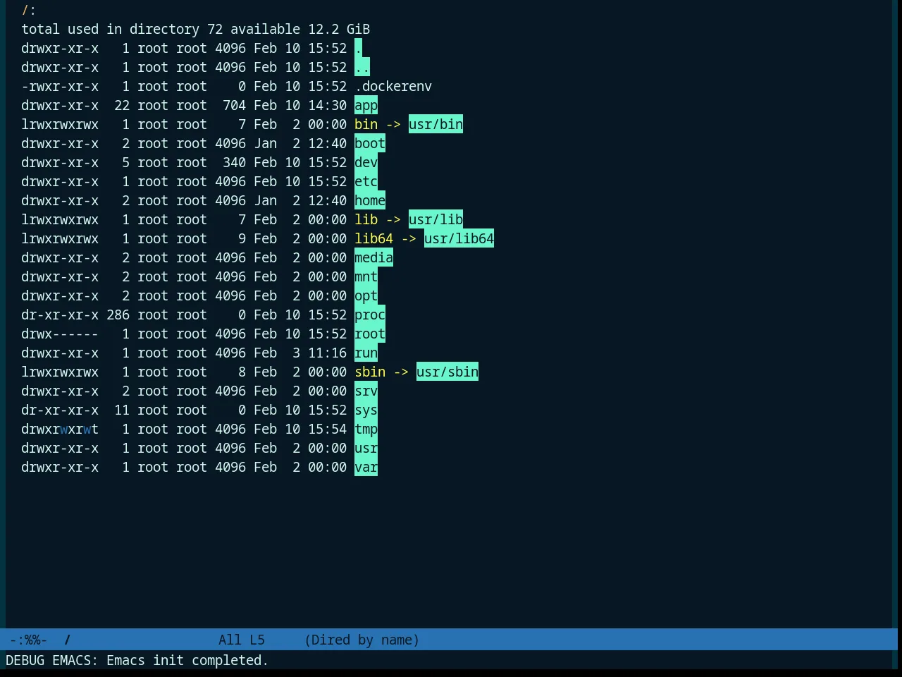 Tronesque Theme in dired
