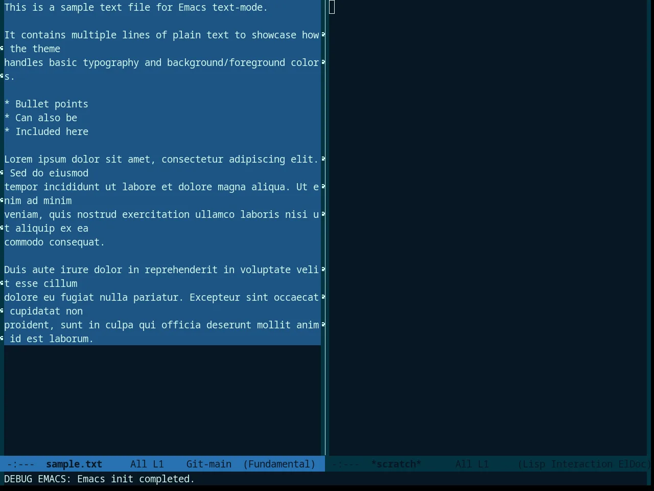Tronesque Theme in fundamental-mode