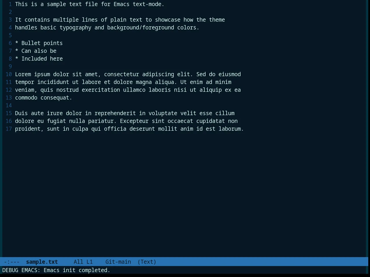 Tronesque Theme in text-mode