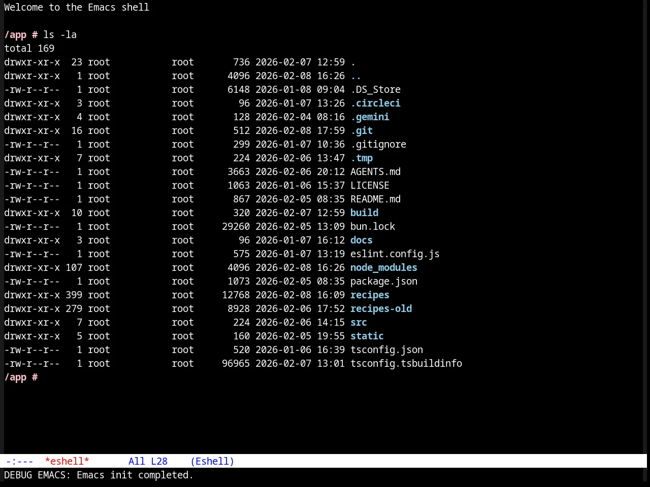 TTY Dark Theme in eshell